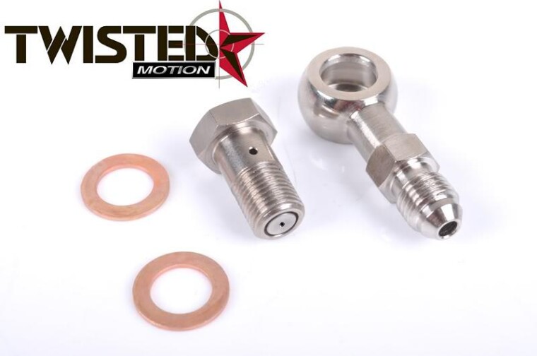 Oil Restrictor Banjo Kit For Turbo Twisted Motion LV