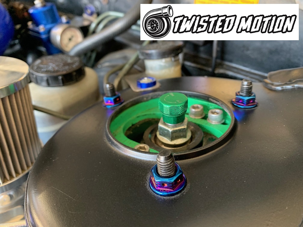 Titanium Strut Tower Nuts B13 Pulsar Nx2000 B14 Sentra 200sx SE-R